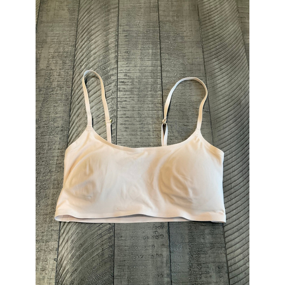 Abercrombie & Fitch Nude Bralette Adjustable Straps Seamless Bra Top XS - Picture 1 of 4